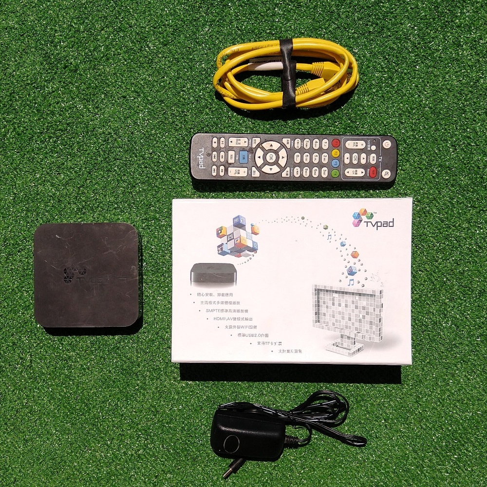 Tvpad M121 TV Asian Channel Media Streamer w/Remote & AC Power Adapter UNTESTED